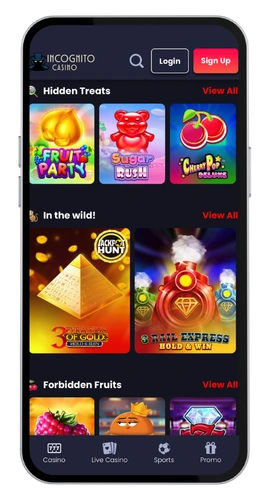 Incognito Casino app